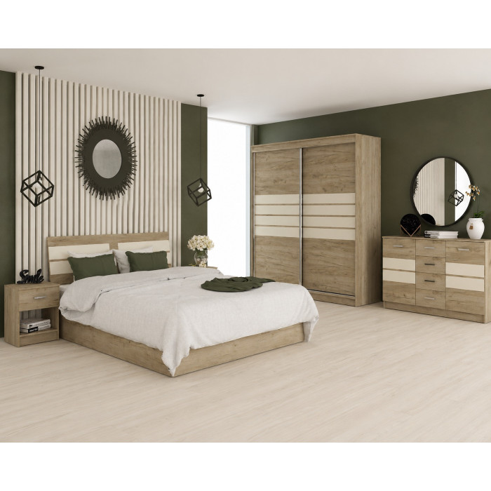 Set Dormitor Luca, Stejar K002