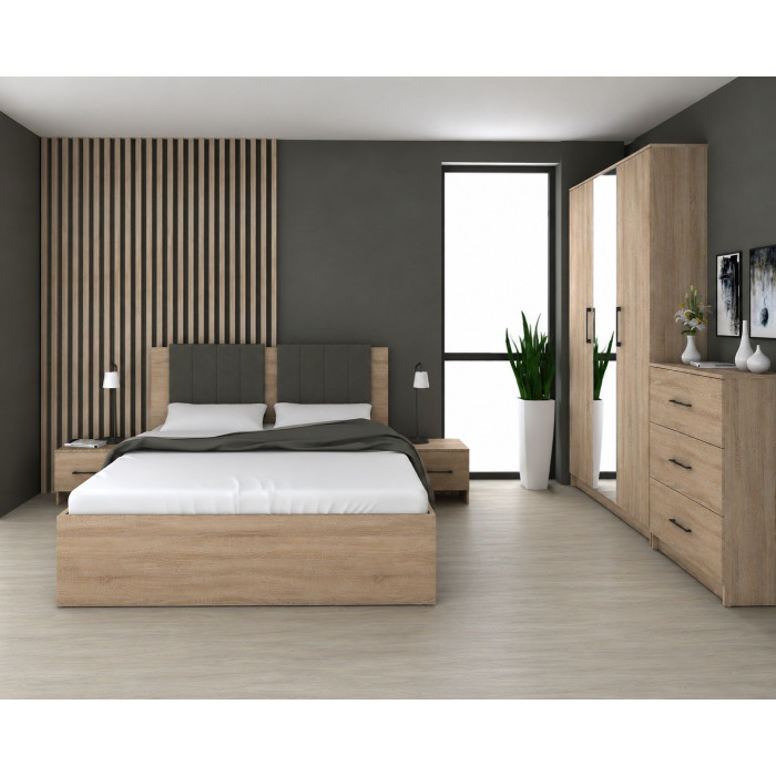 Set Dormitor Vera Ro, 150x56x205 cm