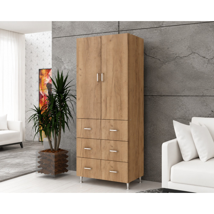 Dulap, 70x35x180 cm, 2U-3S