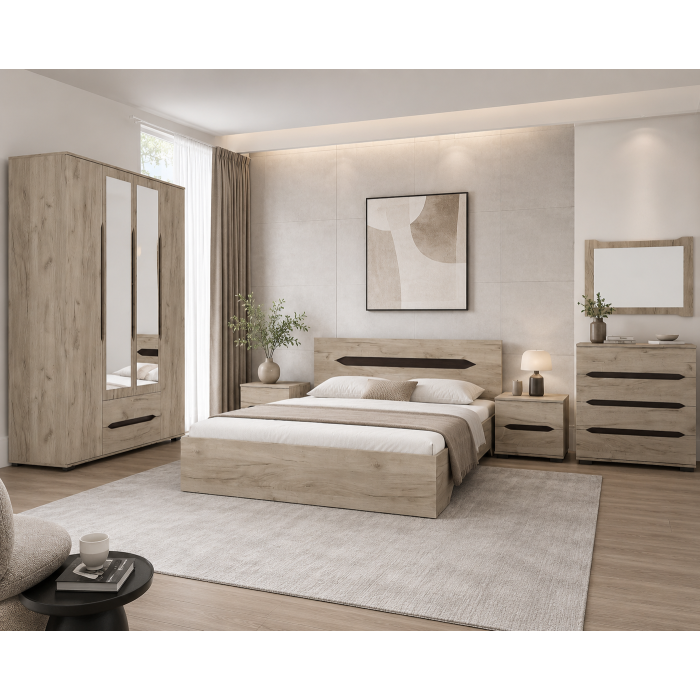 Set Dormitor Valencia Dulap 4 usi