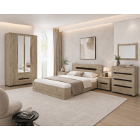 Set Dormitor Valencia Dulap 4 usi