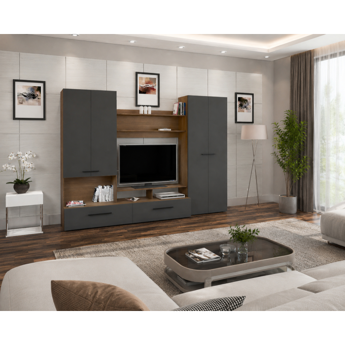 Living Verona Nuc+Antracit,...