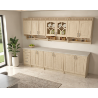 Bucatarie Korona Mebel MDF 2.6M, 260x60x200cm