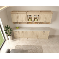 Bucatarie Korona Mebel MDF 2.6M, 260x60x200cm