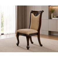Set masa AC3268T + 10 Scaune, Dark Brown