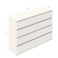 Comoda ARIA RO 8S, 120x40x97cm