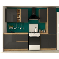 Bucatarie Chelsea 2M, 200x60x215 cm