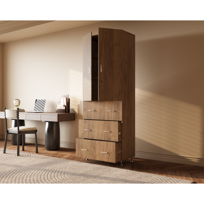 Dulap, 70x35x180 cm, 2U-3S