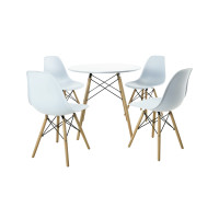 Set masa DA151,80x75 cm /4 scaune, 46x55x83 cm, DA232