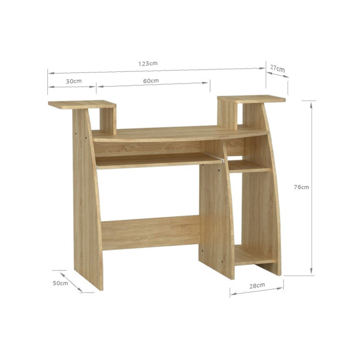 Birou PC SKM-4  UA,123x50x77 cm
