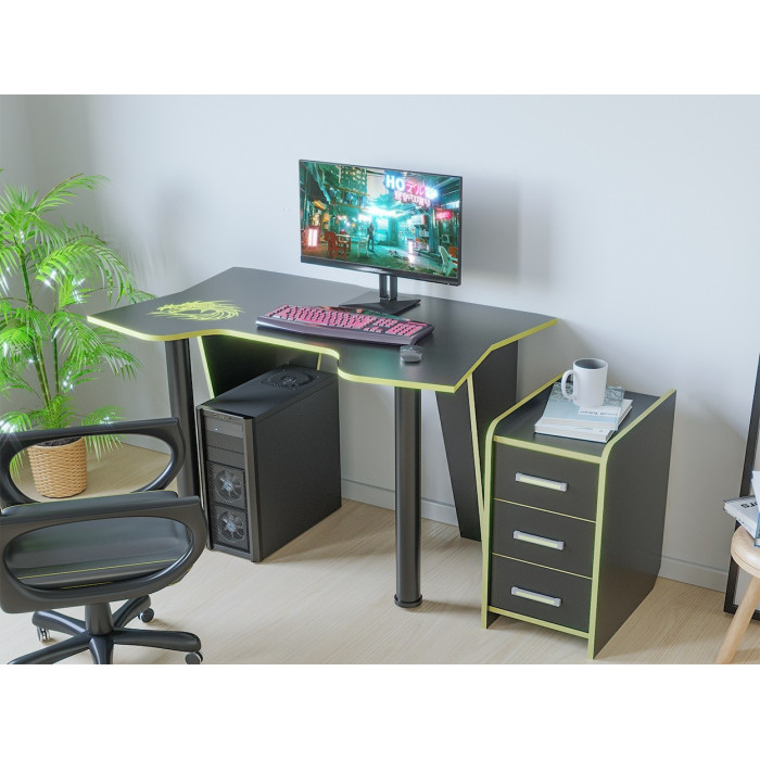 Set Birou PC + Noptiera KL 9.1