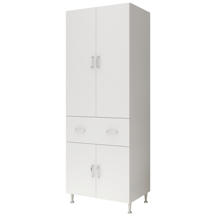 Dulap 4U-1S, 70x35x180cm , Alb