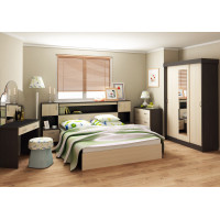 Set Dormitor Basia Combi, Wenge+Kiruna