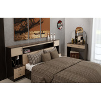 Set Dormitor Basia Combi, Wenge+Kiruna