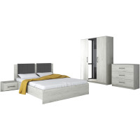 Set Dormitor Vera Ro, 150x56x205 cm