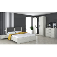 Set Dormitor Vera Ro, 150x56x205 cm