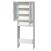 Dulap baie 2u, 60x25x180cm, Alb