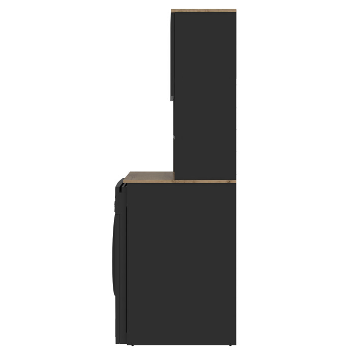 Dulap MS Suprapozabil, 65x65x181cm, Antracit