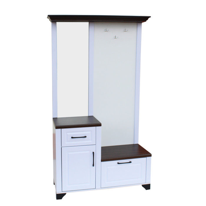 Cuier ZQD 108, 110x43x200cm, Alb