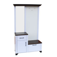 Cuier ZQD 108, 110x43x200cm, Alb