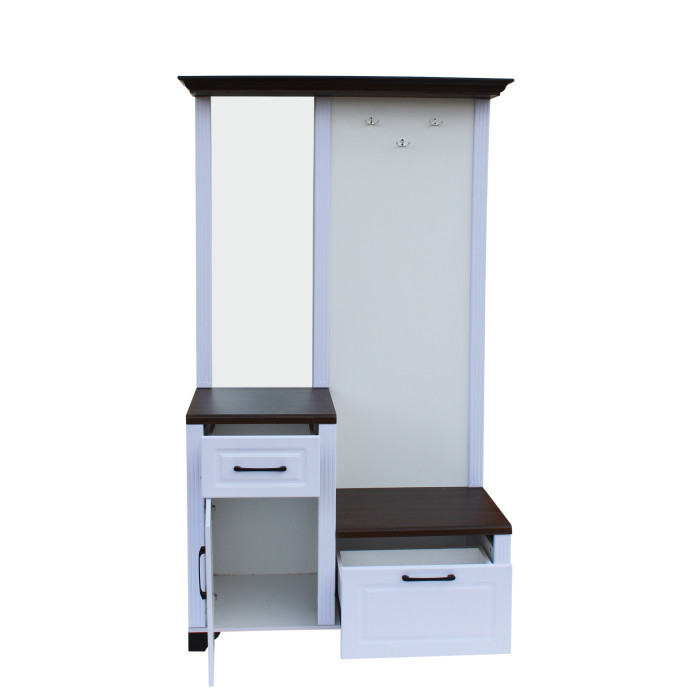 Cuier ZQD 108, 110x43x200cm, Alb