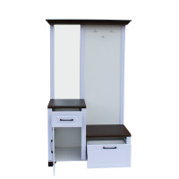 Cuier ZQD 108, 110x43x200cm, Alb