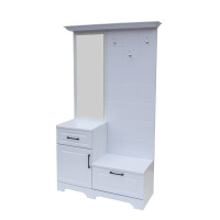 Cuier ZQD 109, 113x43x205cm, Alb
