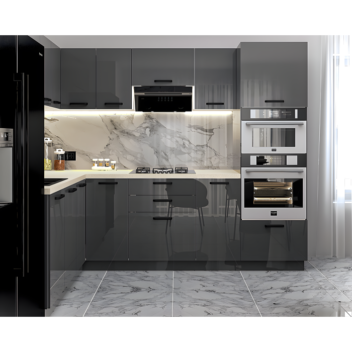 Bucatarie Daria colt V1,Antracit