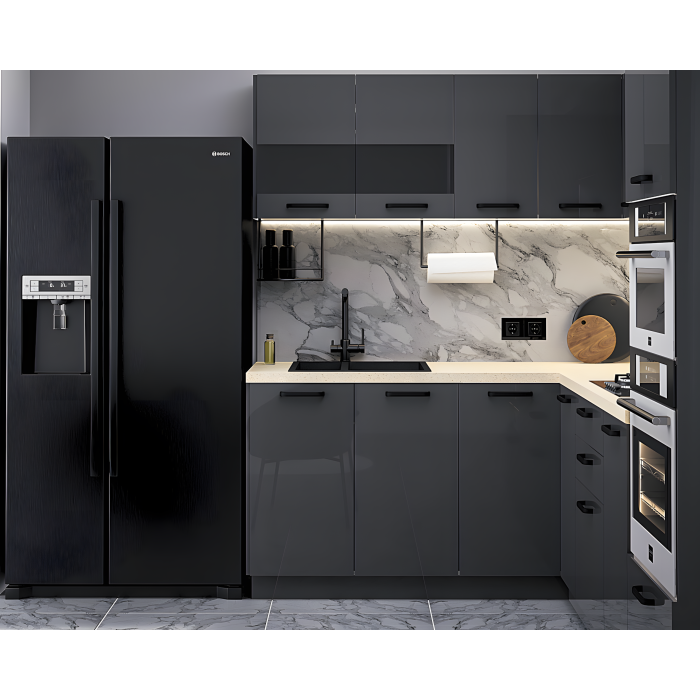 Bucatarie Daria colt V1,Antracit