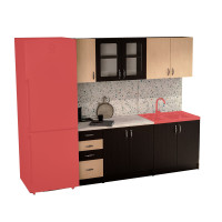 Bucatarie Venus ro 2M, 200x60x200cm