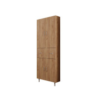 Dulap 4U-1S , 70x35x180 cm Stejar K003