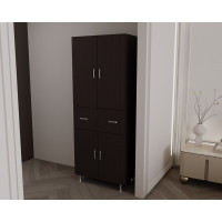 Dulap 4U-1S , 70x35x180 cm Wenge