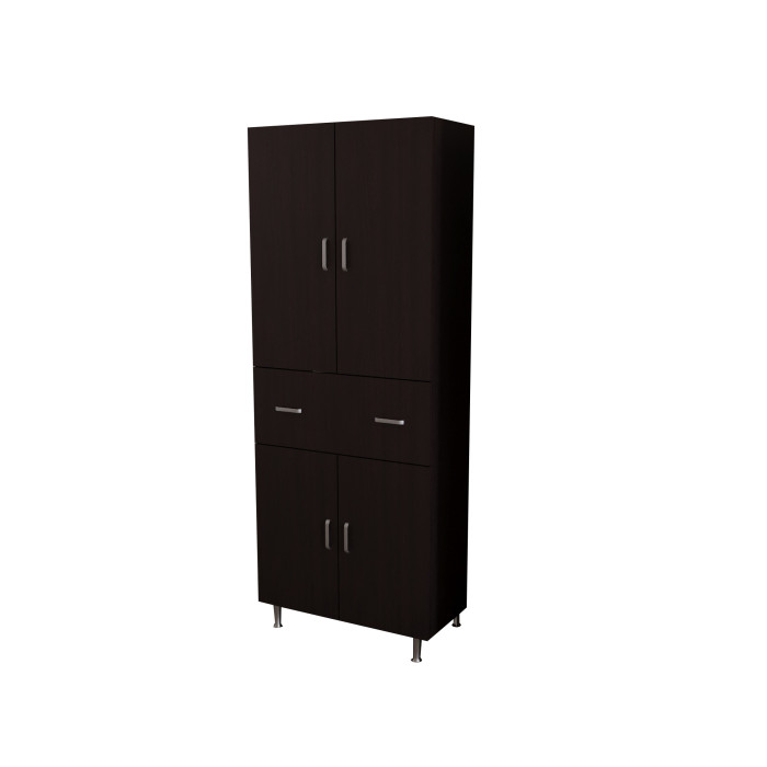 Dulap 4U-1S , 70x35x180 cm Wenge