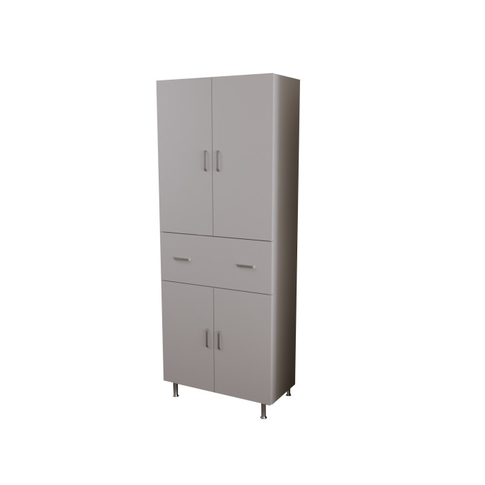 Dulap 4U-1S, 70x35x180cm , Alb