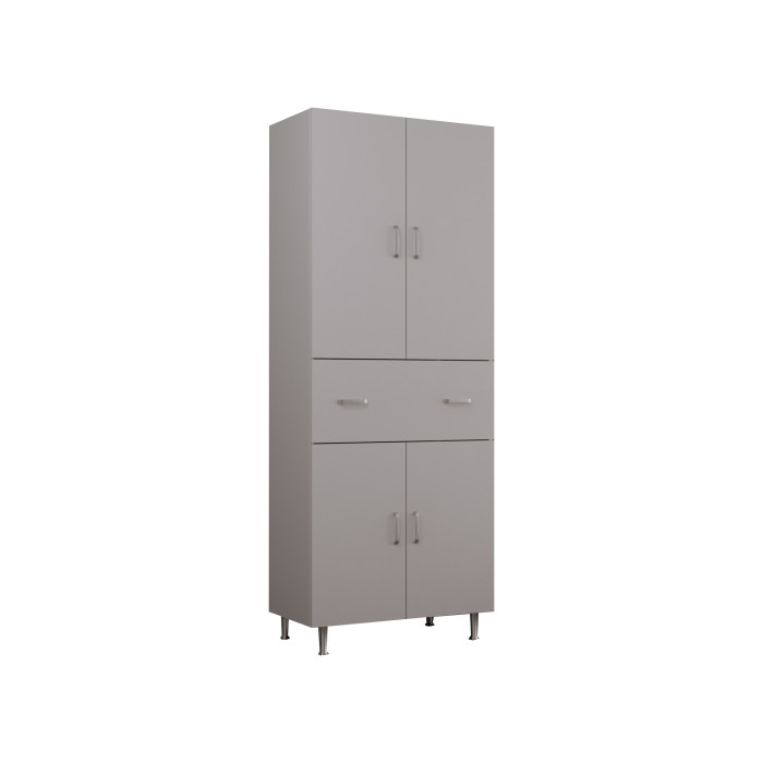 Dulap 4U-1S, 70x35x180cm , Alb