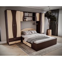 Set Dormitor Tineret cu D2, 262x51x200cm