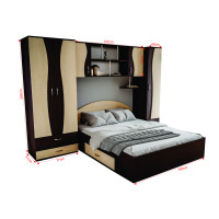 Set Dormitor Tineret cu D2, 262x51x200cm