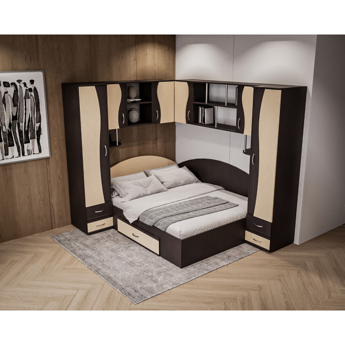 Set Dormitor Tineret Colt S,187x51/247x200cm