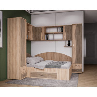 Set Dormitor Tineret Colt S,187x51/247x200cm