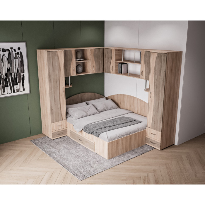 Set Dormitor Tineret Colt S,187x51/247x200cm