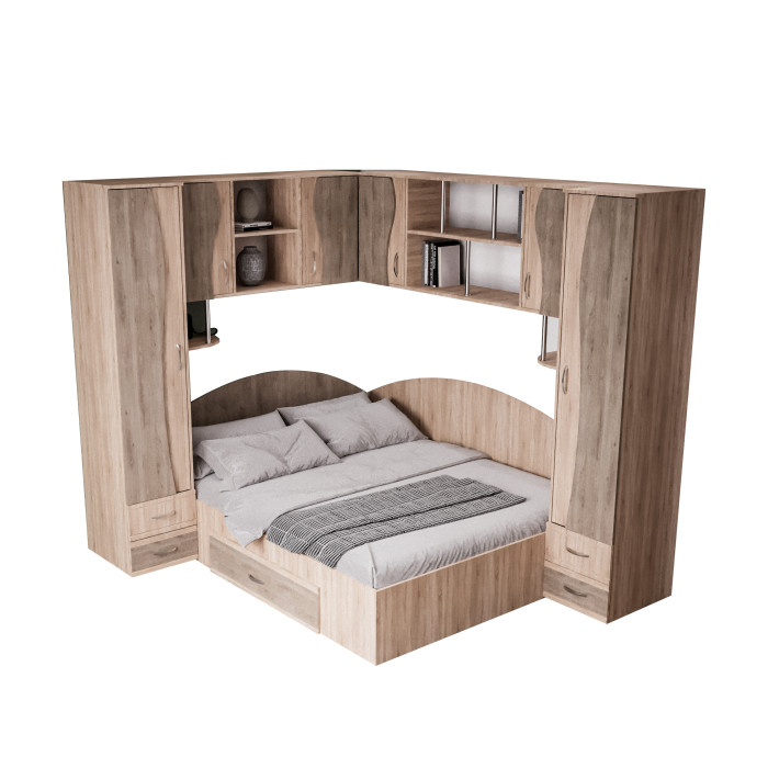 Set Dormitor Tineret Colt S,187x51/247x200cm