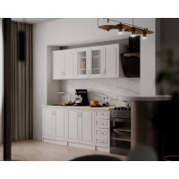 Bucatarie Provence RO 2m MDF, Alb