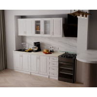 Bucatarie Provence RO 2m MDF, Alb