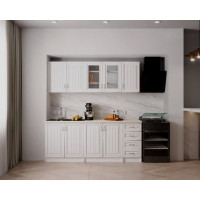 Bucatarie Provence RO 2m MDF, Alb