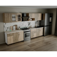 Bucatarie Paula S 2.6M, 260x60x200cm