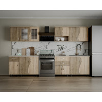 Bucatarie Paula S 2.6M, 260x60x200cm