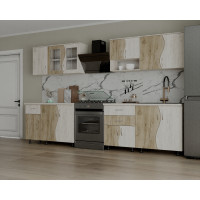 Bucatarie Paula S 2.6M, 260x60x200cm
