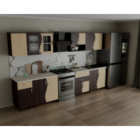 Bucatarie Paula S 2.6M, 260x60x200cm
