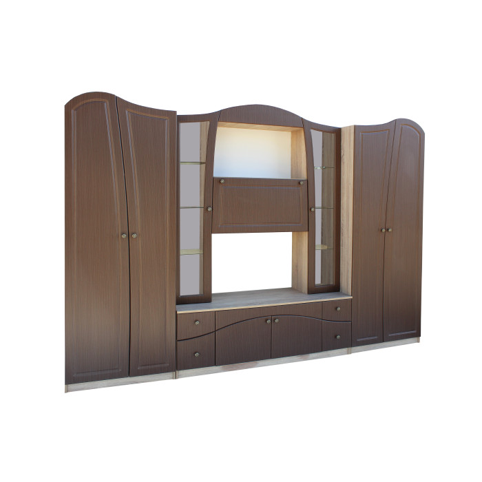 Living Nicole 316x51x224cm Sonoma+Fino Bronze