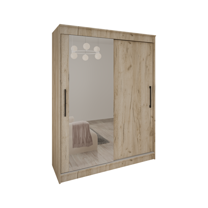 Dulap UC MP2, 150x60x200cm, Stejar K002